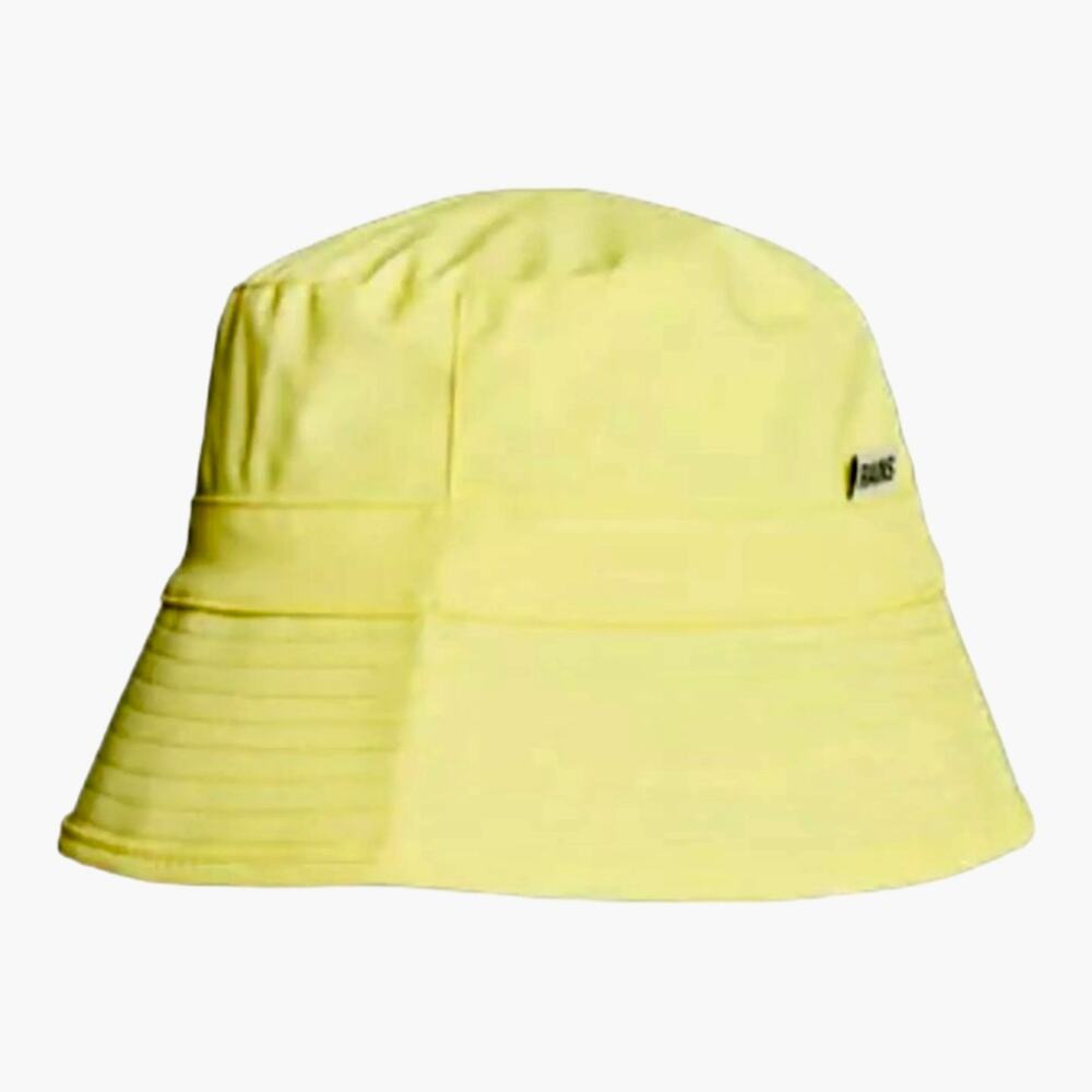 NWT RAINS Bucket Hat Unisex Size XS - Medium Straw Yellow